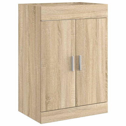 Bathroom Furniture Set Sonoma Oak 61 x 40 x 84.5 cm
