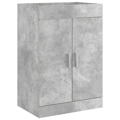 Bathroom Furniture Set Concrete Grey 61 x 40 x 84.5 cm