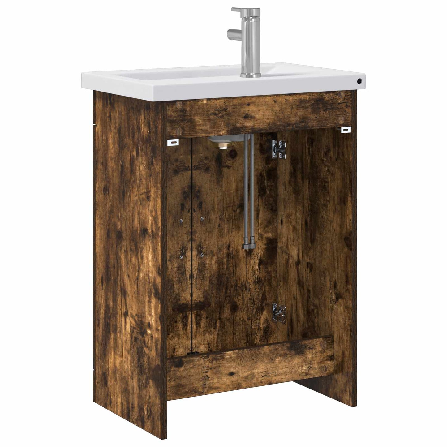 Bathroom Furniture Set Smoked Oak 61 x 40 x 84.5 cm