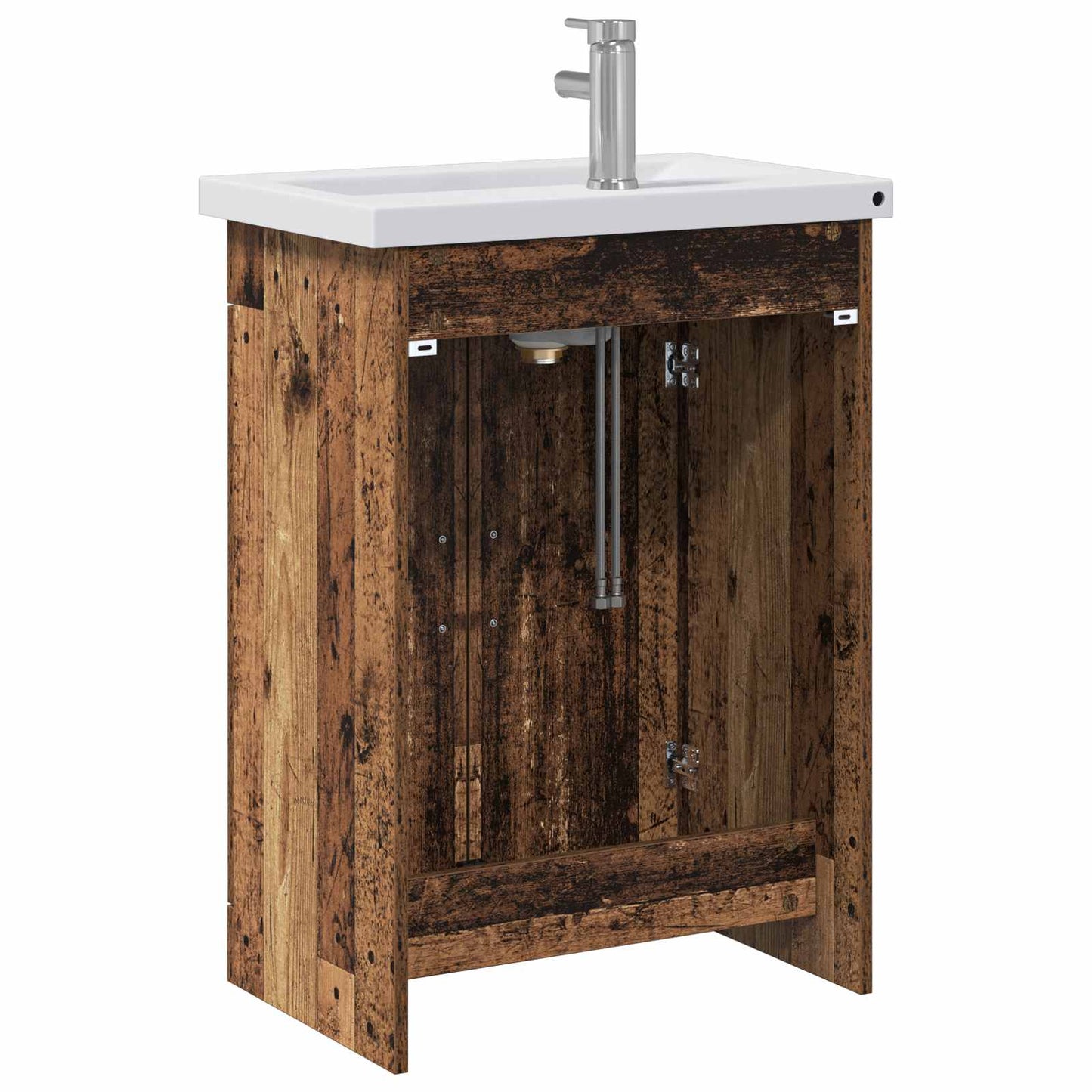 Bathroom Furniture Set Old Wood 61 x 40 x 84.5 cm