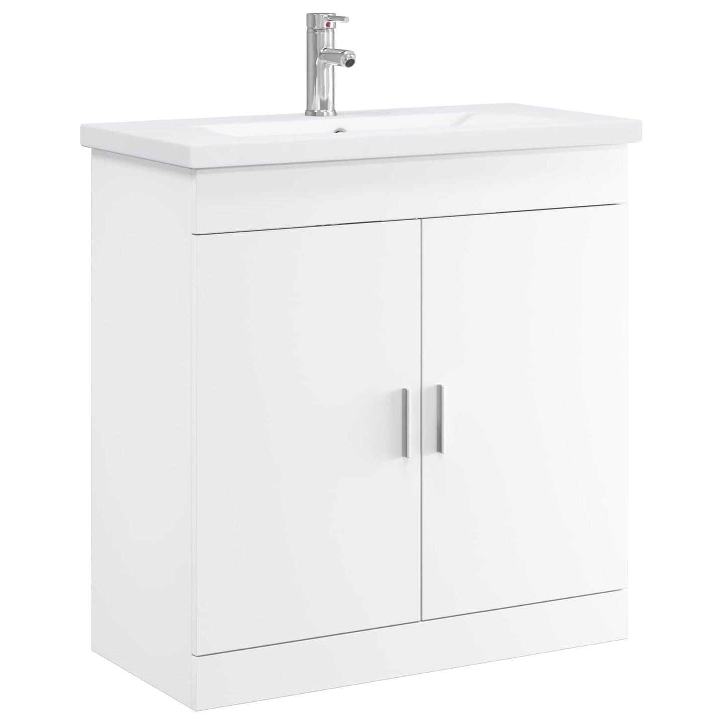 Bathroom Furniture Set White 81 x 40 x 84.5 cm Engineered Wood
