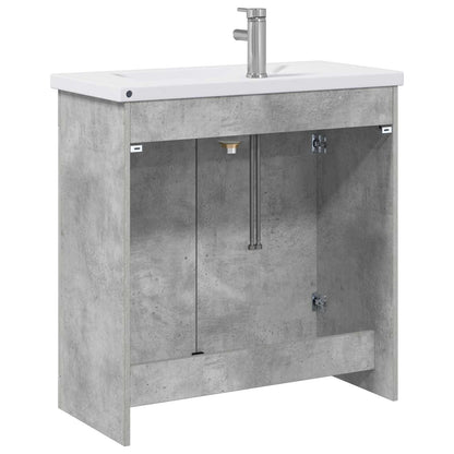 Bathroom Furniture Set Concrete Grey 81 x 40 x 84.5 cm