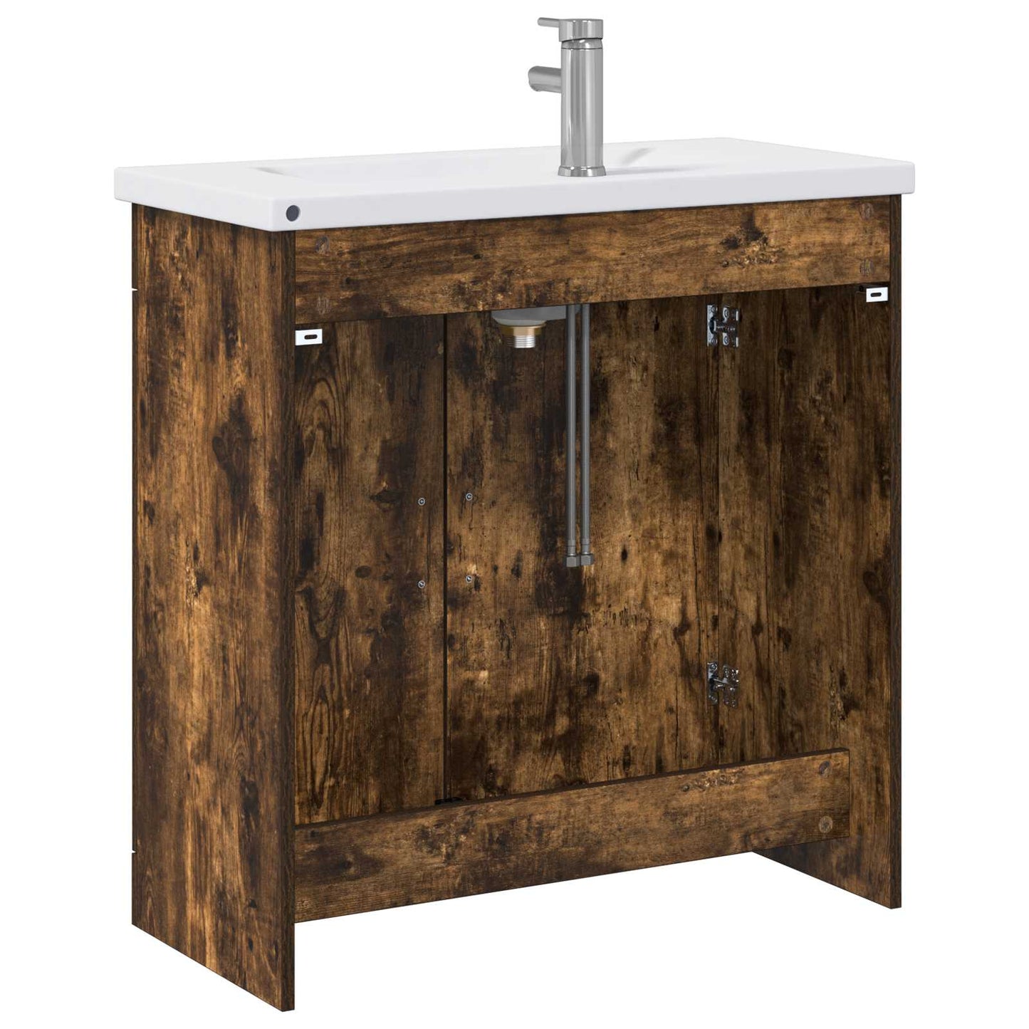 Bathroom Furniture Set Smoked Oak 81 x 40 x 84.5 cm