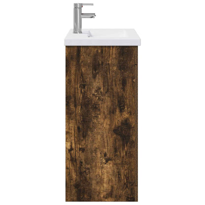 Bathroom Furniture Set Smoked Oak 81 x 40 x 84.5 cm