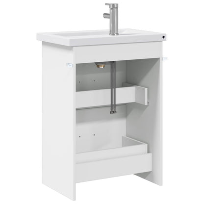 Bathroom Furniture Set White 61 x 40 x 84.5 cm Engineered Wood