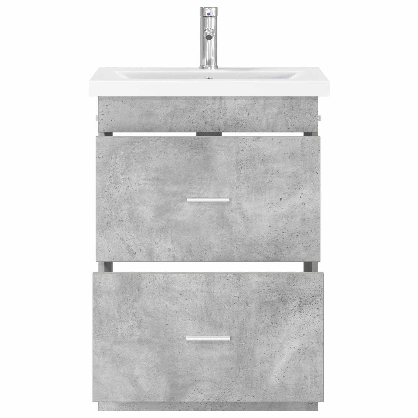 Bathroom Furniture Set Concrete Grey 61 x 40 x 84.5 cm