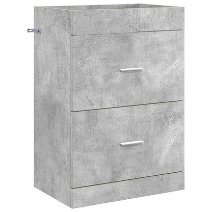 Bathroom Furniture Set Concrete Grey 61 x 40 x 84.5 cm
