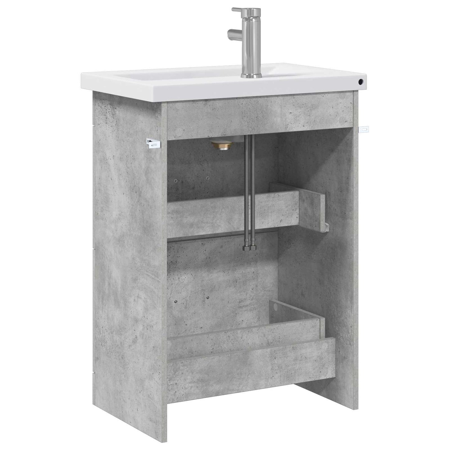 Bathroom Furniture Set Concrete Grey 61 x 40 x 84.5 cm