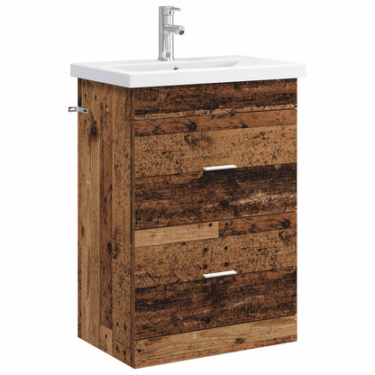 Bathroom Furniture Set Old Wood 61 x 40 x 84.5 cm