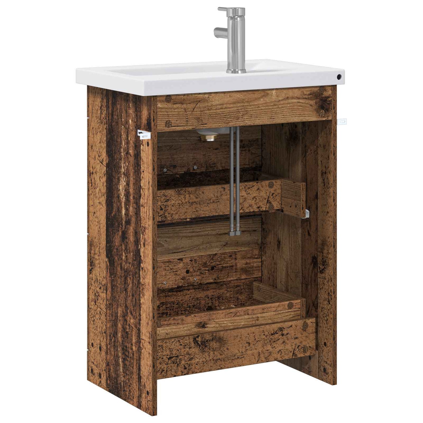 Bathroom Furniture Set Old Wood 61 x 40 x 84.5 cm