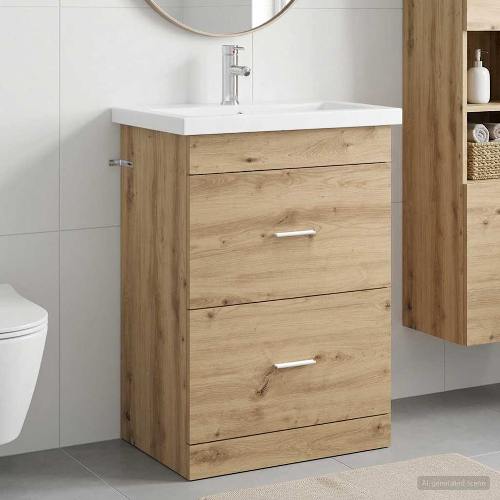 Bathroom Furniture Set Artisan Oak 61 x 40 x 84.5 cm