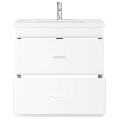 Bathroom Furniture Set White 81 x 40 x 84.5 cm Engineered Wood