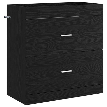 Bathroom Furniture Set Black Oak 81 x 40 x 84.5 cm