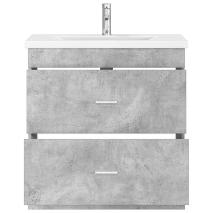 Bathroom Furniture Set Concrete Grey 81 x 40 x 84.5 cm