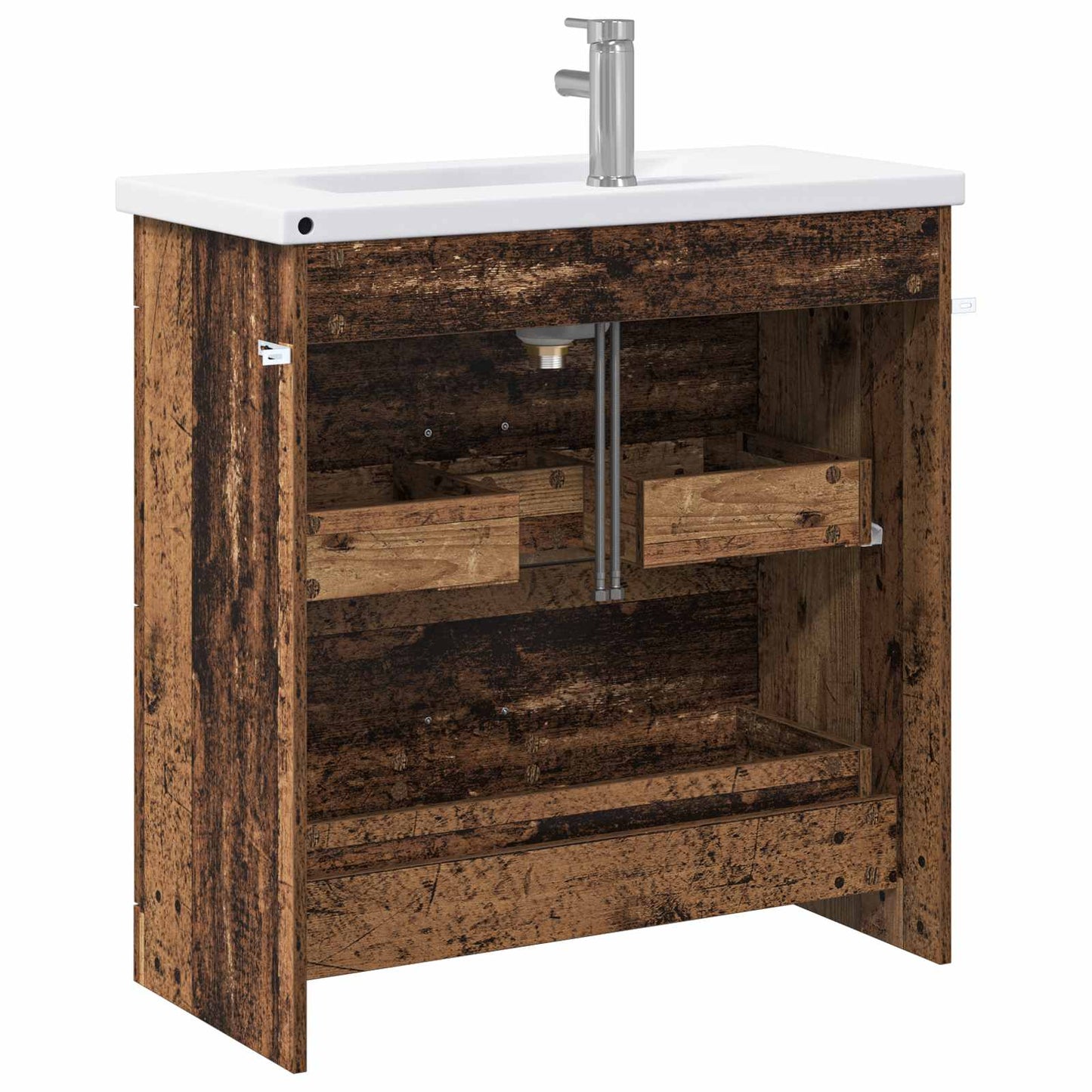 Bathroom Furniture Set Old Wood 81 x 40 x 84.5 cm