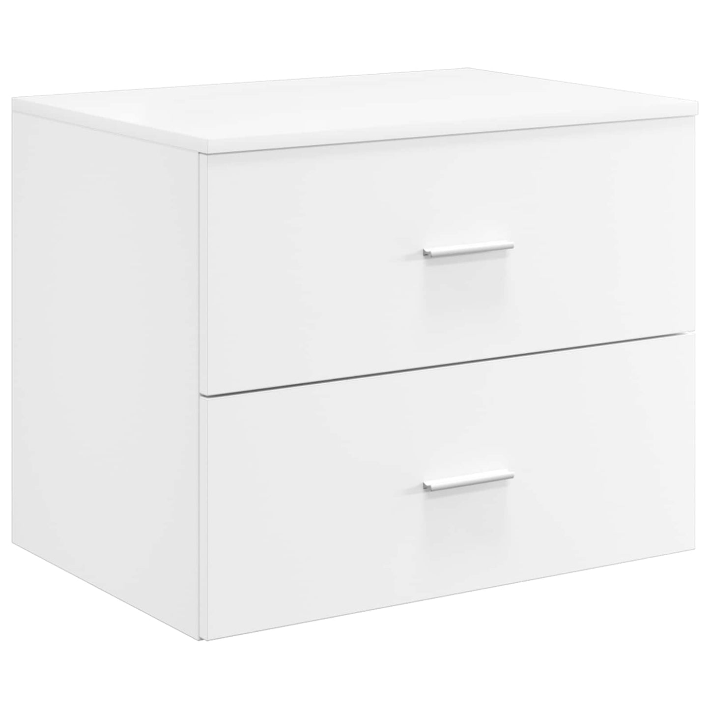 Bathroom Furniture Set White Engineered Wood