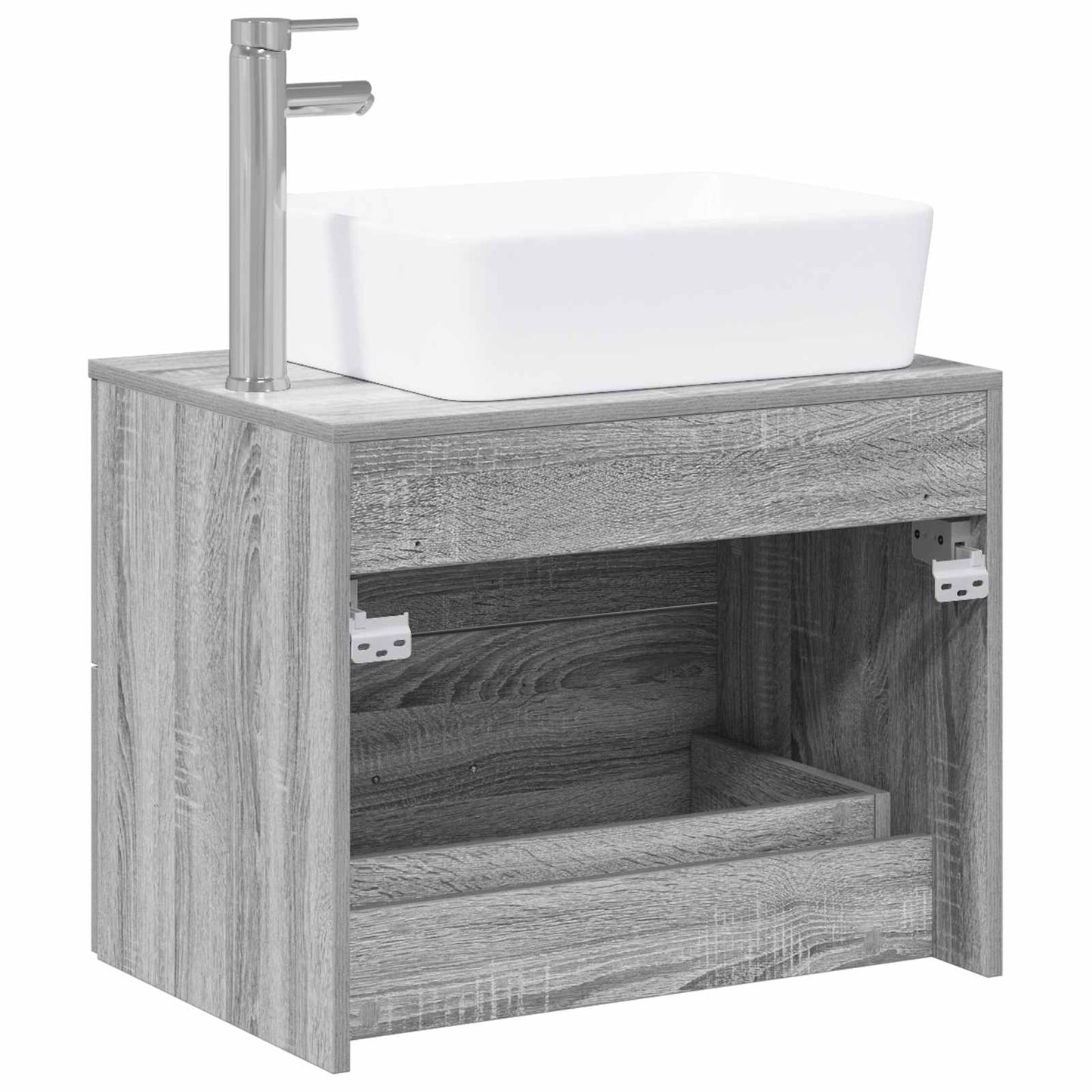 Bathroom Furniture Set Grey Sonoma Engineered Wood