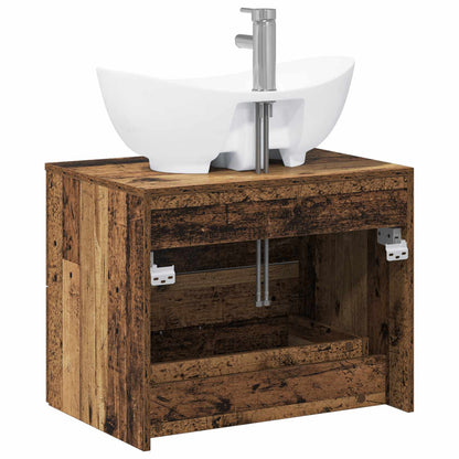 Bathroom Furniture Set Old Wood Engineered Wood