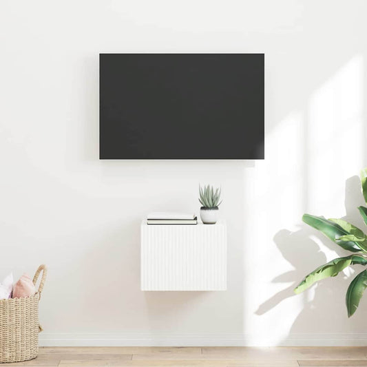 TV Wall Cabinet 39 x 31 x 29.5 cm White Engineered Wood