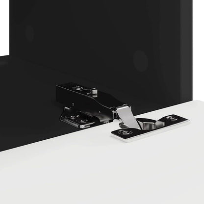 TV Wall Cabinet 2 pcs Black 39 x 31 x 29.5 cm Engineered Wood