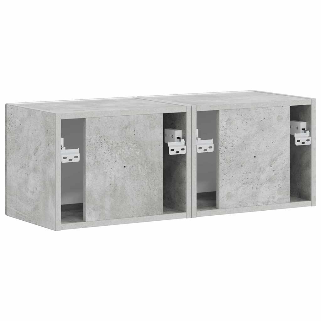 TV Wall Cabinet Wall-mounted 2 pcs Concerte 39 x 31 x 29.5 cm