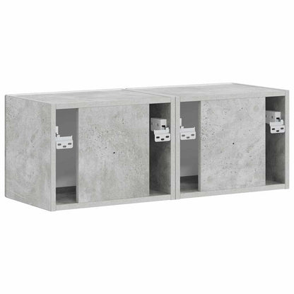 TV Wall Cabinet Wall-mounted 2 pcs Concerte 39 x 31 x 29.5 cm
