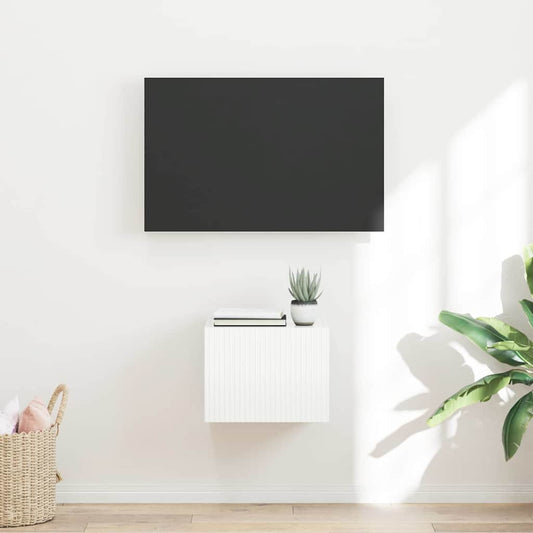 TV Wall Cabinet 39 x 31 x 29.5 cm Gloss White Engineered Wood