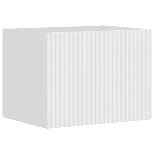 TV Wall Cabinet 39 x 31 x 29.5 cm Gloss White Engineered Wood