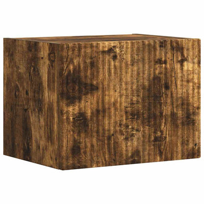 TV Wall Cabinet Smoked Oak 39 x 31 x 29.5 cm Engineered Wood