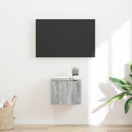 TV Wall Cabinet 39 x 31 x 29.5 cm Grey Sonoma Engineered Wood