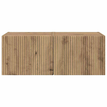 TV Wall Cabinet 2 pcs Artisian Oak Engineered Wood