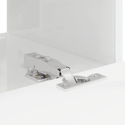 TV Wall Cabinet 2 pcs Gloss White 60 x 31 x 29.5 cm