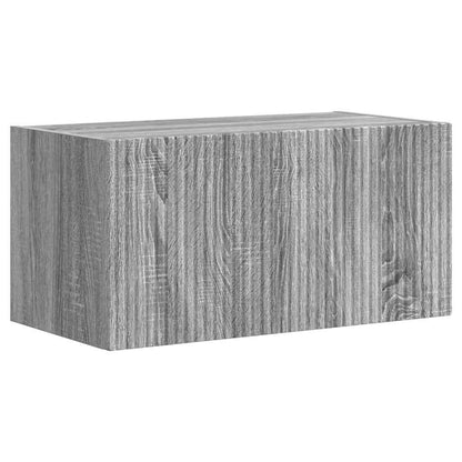 TV Wall Cabinet 2 pcs Grey Sonoma 60 x 31 x 29.5 cm