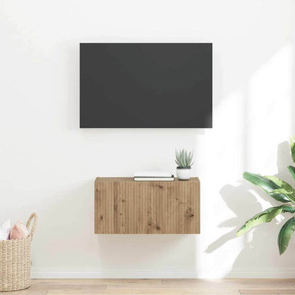 TV Wall Cabinet 60 x 31 x 29.5 cm Artisian Oak Engineered Wood