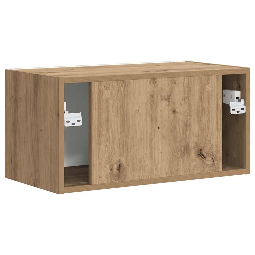 TV Wall Cabinet 60 x 31 x 29.5 cm Artisian Oak Engineered Wood