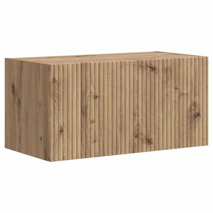 TV Wall Cabinet 2 pcs Artisian Oak Engineered Wood