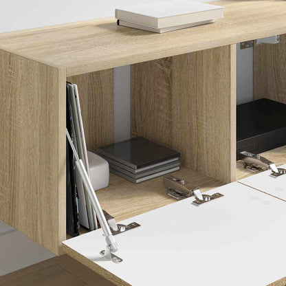 TV Wall Cabinet Sonoma 78.5 x 31 x 29.5 cm Engineered Wood