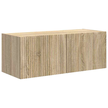 TV Wall Cabinet Sonoma 78.5 x 31 x 29.5 cm Engineered Wood