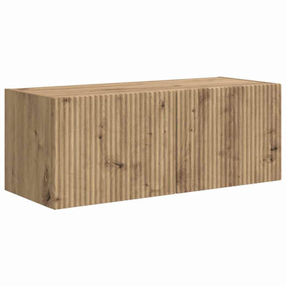 TV Wall Cabinet 2 pcs Artisian Oak Engineered Wood