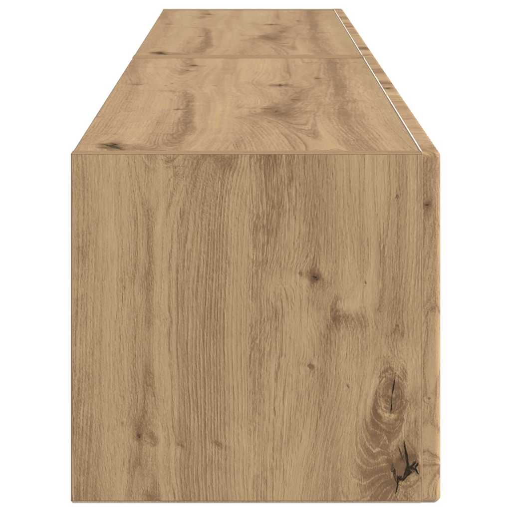 TV Wall Cabinet 2 pcs Artisian Oak Engineered Wood
