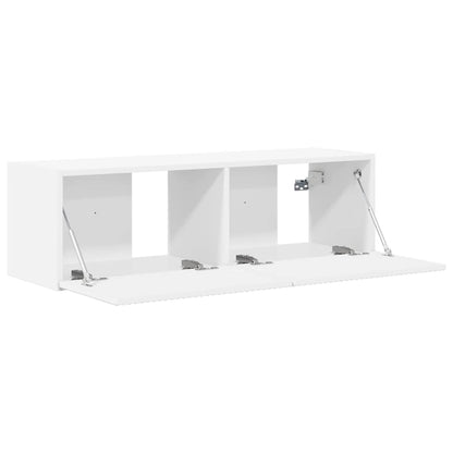 TV Wall Cabinet 98 x 31 x 29.5 cm White Engineered Wood