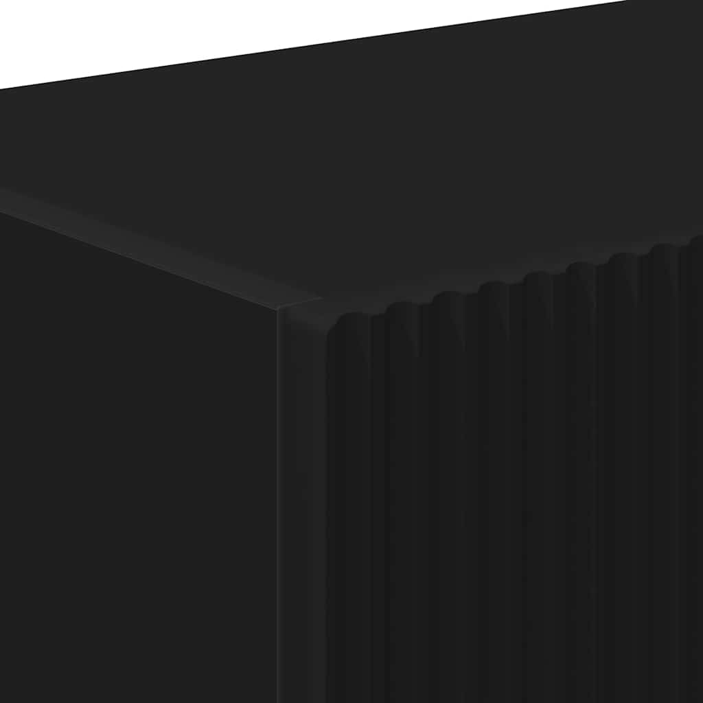 TV Wall Cabinet 98 x 31 x 29.5 cm Black Engineered Wood