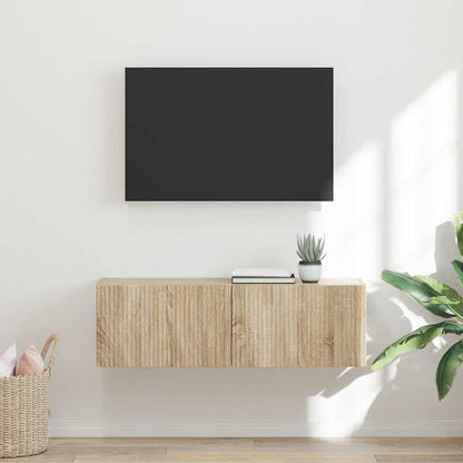 TV Wall Cabinet 98 x 31 x 29.5 cm Sonoma Engineered Wood