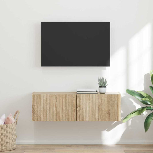 TV Wall Cabinet 98 x 31 x 29.5 cm Sonoma Engineered Wood