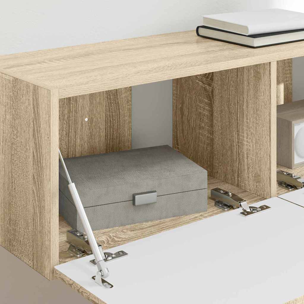 TV Wall Cabinet 2 pcs Sonoma Engineered Wood