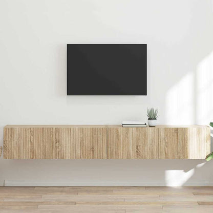 TV Wall Cabinet 2 pcs Sonoma Engineered Wood