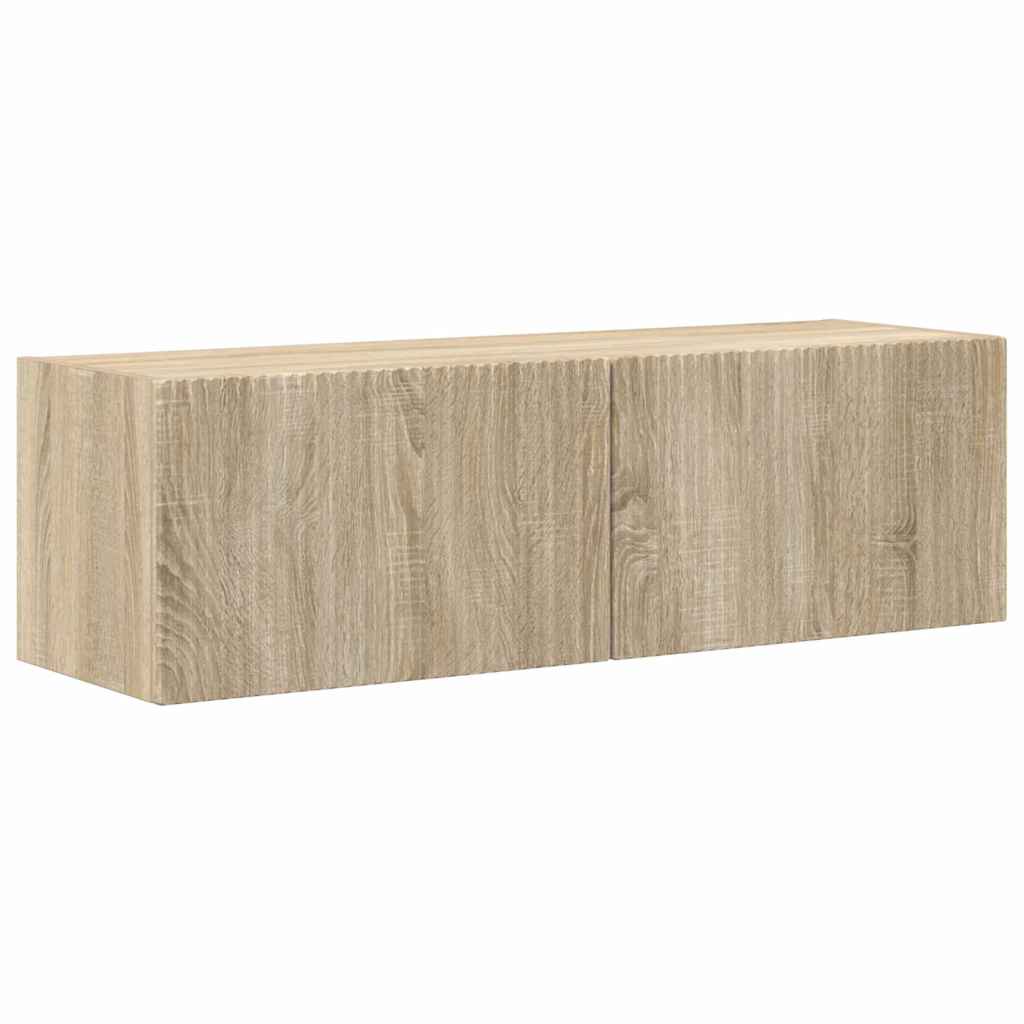 TV Wall Cabinet 2 pcs Sonoma Engineered Wood