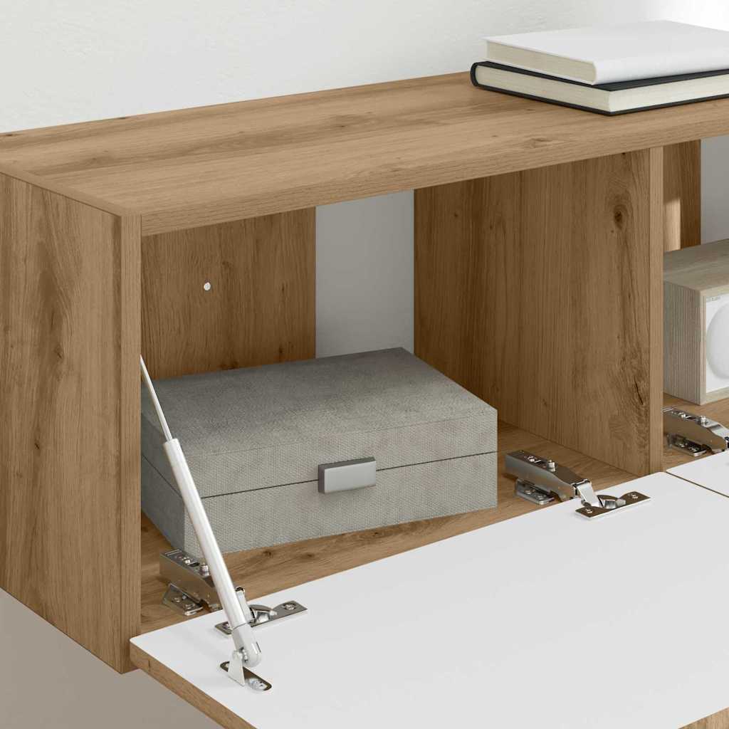 TV Wall Cabinet 98 x 31 x 29.5 cm Artisian Oak Engineered Wood