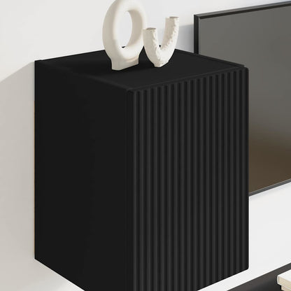 TV Wall Cabinet Black 30 x 31 x 40 cm Engineered Wood