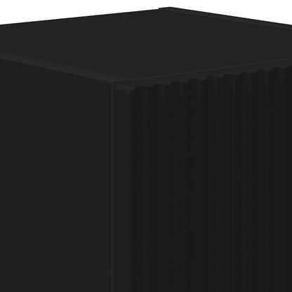 TV Wall Cabinet 2 pcs Black 30 x 31 x 40 cm Engineered Wood
